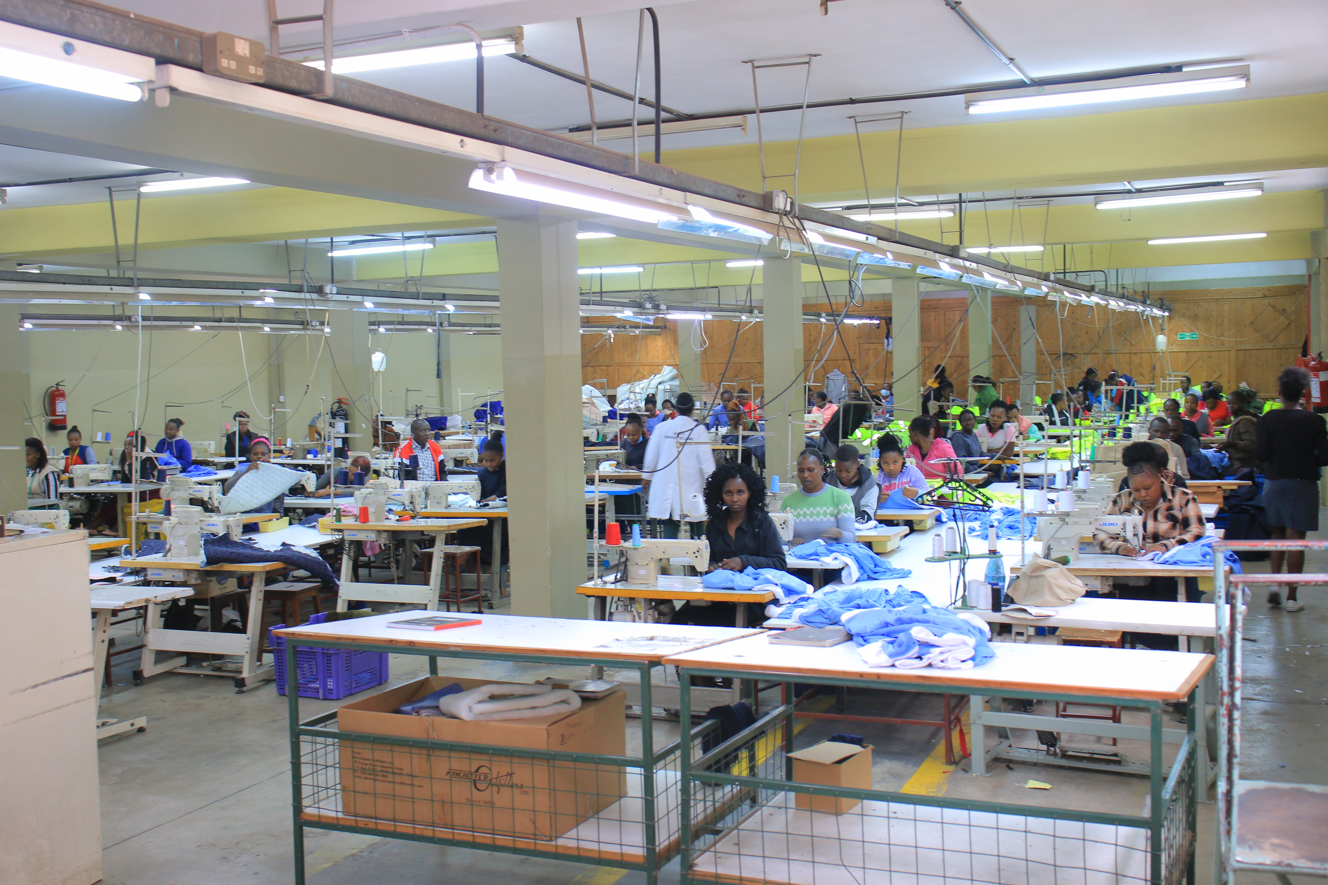 Production Line at Manchester Outfitters